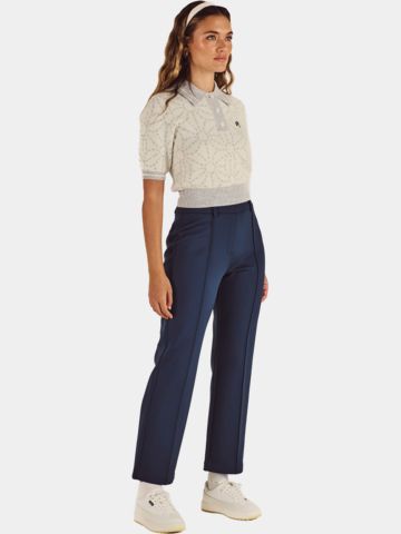 Malbon MIKAYLA SASHIKO Strick Polo ecru