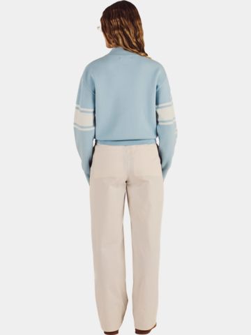 Malbon ALPS SWEATER Stehkragen Strick hellblau