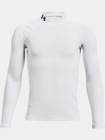 Under Armour CG Armour Mock LS Thermo Unterzieher weiß