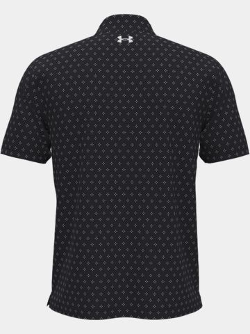 Under Armour Playoff 3.0 Pr. Micro Flower Dot Halbarm Polo schwarz