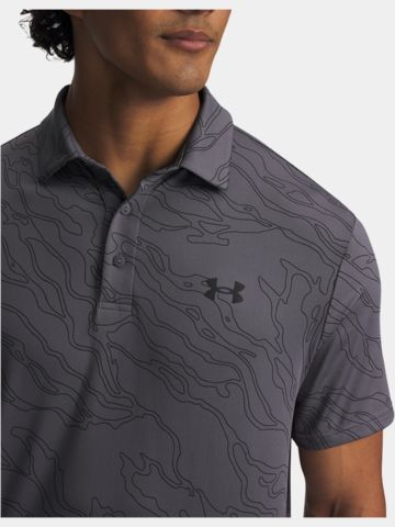 Under Armour Playoff 3.0 Pr. Slope Camo Halbarm Polo dunkelgrau