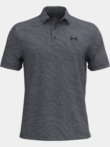 Under Armour Playoff 3.0 Pr. Slope Camo Halbarm Polo dunkelgrau