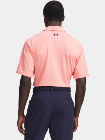Under Armour Matchplay Halbarm Polo koralle