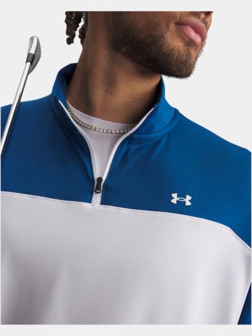 Under Armour T2G 1/4 Zip Stretch Midlayer blau