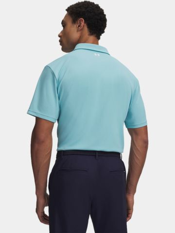 Under Armour T2G Pique Halbarm Polo hellblau