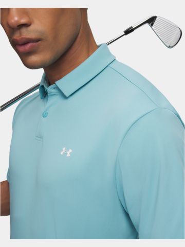 Under Armour T2G Pique Halbarm Polo hellblau