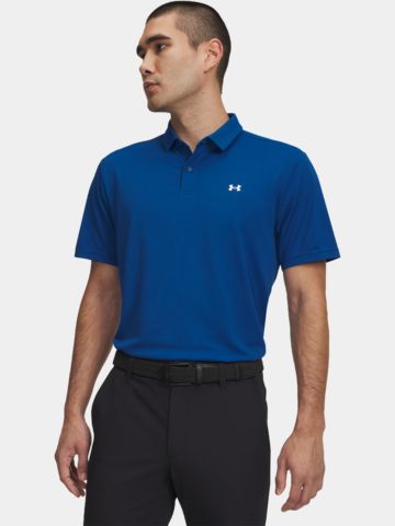 Under Armour T2G Pique Halbarm Polo blau