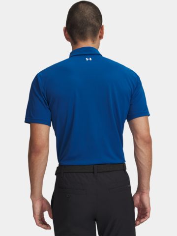 Under Armour T2G Pique Halbarm Polo blau