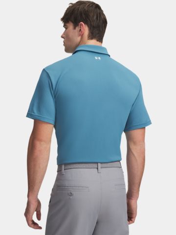 Under Armour T2G Pique Halbarm Polo petrol