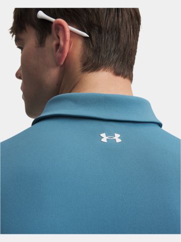 Under Armour T2G Pique Halbarm Polo petrol