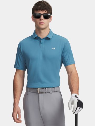 Under Armour T2G Pique Halbarm Polo petrol