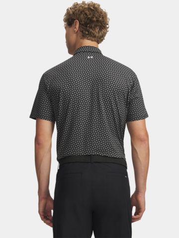 Under Armour T2G Diagonal Heartbeat Halbarm Polo schwarz