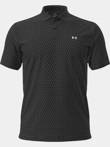 Under Armour T2G Diagonal Heartbeat Halbarm Polo schwarz