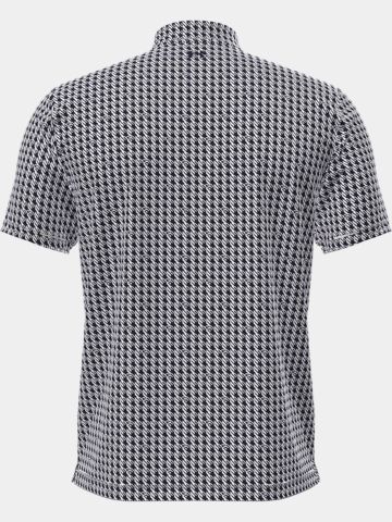 Under Armour T2G Printed Houndstooth Deuces Halbarm Polo weiß