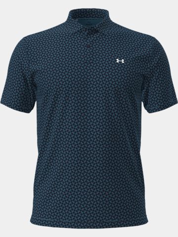 Under Armour T2G Diagonal Heartbeat Halbarm Polo navy