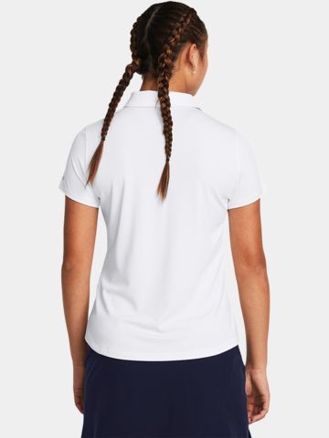 Under Armour Playoff Halbarm Polo weiß