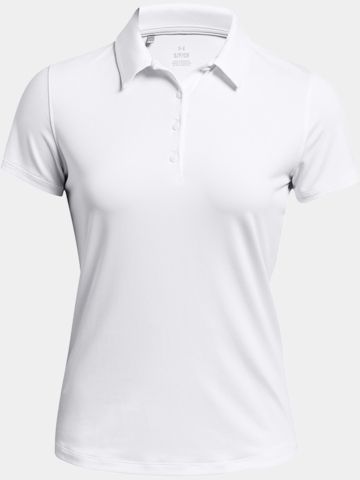 Under Armour Playoff Halbarm Polo weiß