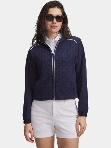 Under Armour Drive FZ Hoodie Stretch Jacke navy