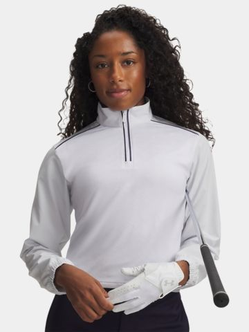 Under Armour Drive 1/2 Zip Stretch Midlayer weiß