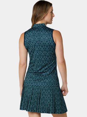 Mikina Callaway SL MOCK-NECK GEO TOP, tmavě modrá