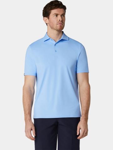 Callaway PREMIUM SS SOLID Polo hellblau