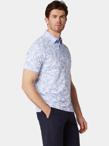 Callaway EMEA SS CHEV BOTANIC Polo s krátkými rukávy světle modrá
