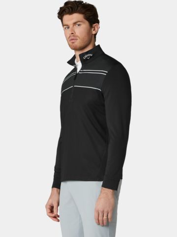 Callaway EMEA LS BLOCKED Halbarm Polo grau
