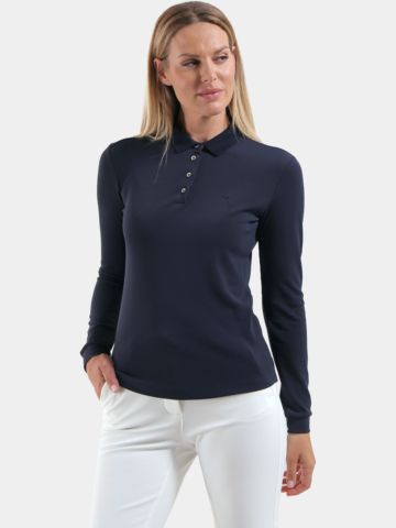Chervo ART-Langarm Polo blau