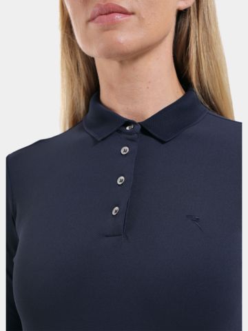 Chervo ART-Langarm Polo blau