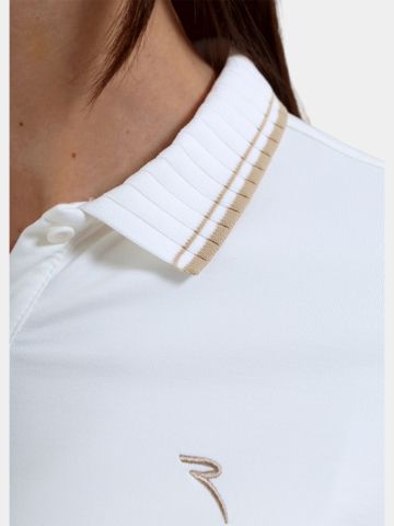 Chervo ATMA Langarm Polo offwhite