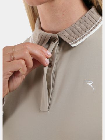 Chervo ATMA Langarm Polo beige
