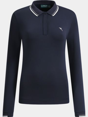 Chervo ATMA Langarm Polo blau