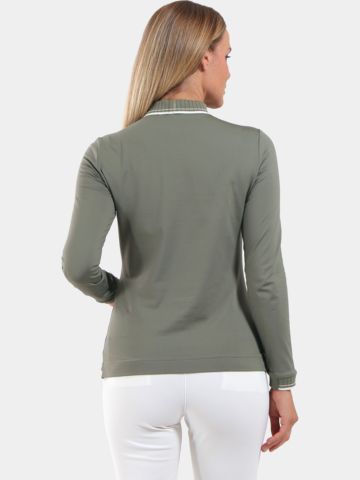Chervo ATMA Langarm Polo oliv