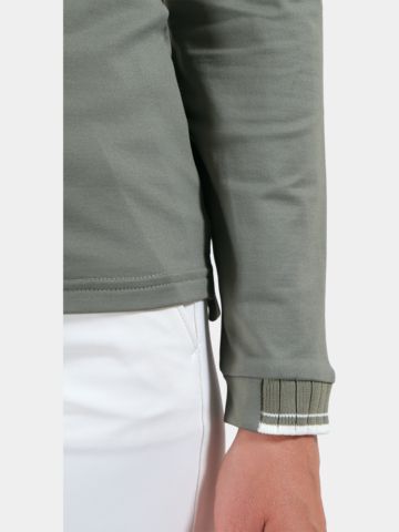 Chervo ATMA Langarm Polo oliv
