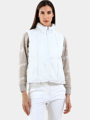 Chervo EXPORT Fleece Vest, Off-White