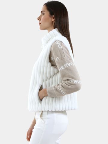 Chervo EXPORT Fleece Vest off-white