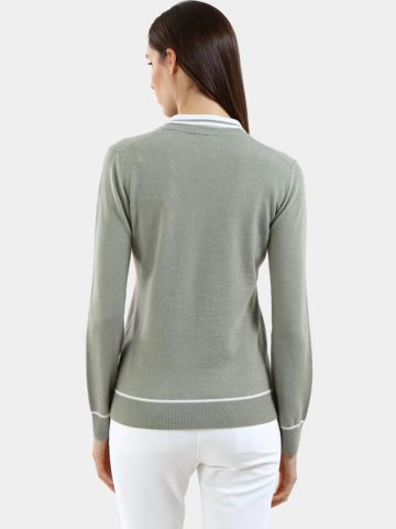 Chervo NOSE - Strick Pullover oliv