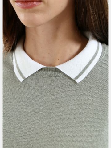 Chervo NOSE - Strick Pullover oliv