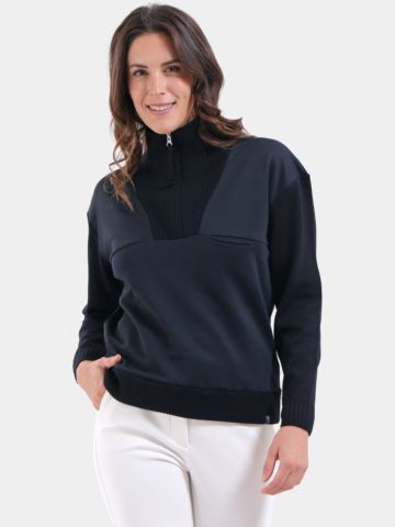 Chervo NURSE-Strick Pullover blau