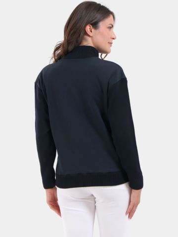 Chervo NURSE-Strick Pullover blau