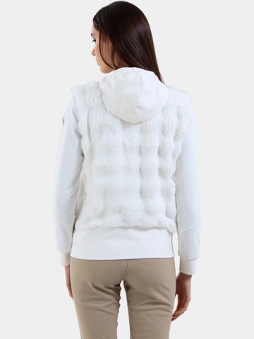 Chervo PACIFICA - Sweat Jacke offwhite