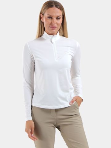 Chervo TABITA - Stretch Midlayer, Off-White