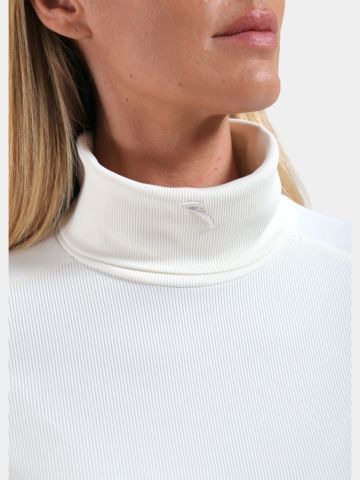 Chervo TAMARA -  Half-Zip-Rollkragen offwhite