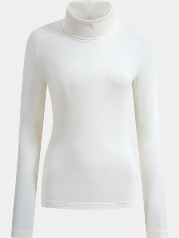 Chervo TAMARA -  Half-Zip-Rollkragen offwhite