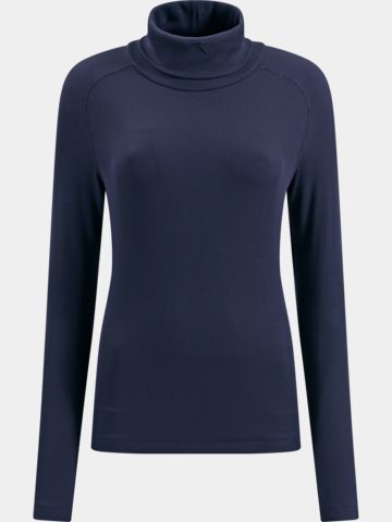 Chervo TAMARA -  Half-Zip-Rollkragen blau