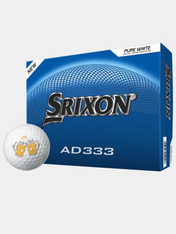 Srixon AD333 Oktoberfest Golfbälle weiß