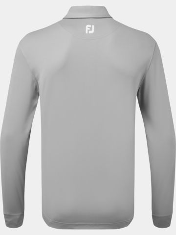 FootJoy THERMOLITE LONG SLEEVED SMOOTH PIQUE Polo Langarm grau