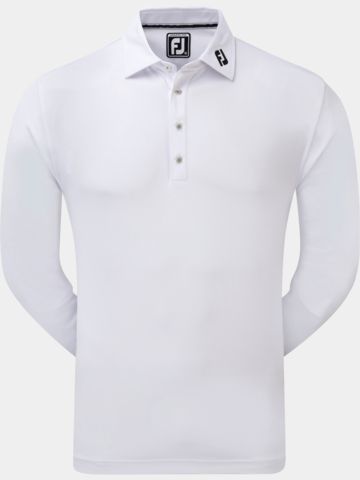 FootJoy THERMOLITE Langarm Polo weiß