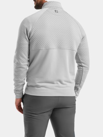 FootJoy EU Jacquard Thermal COut Grey Midlayer Stretch grau