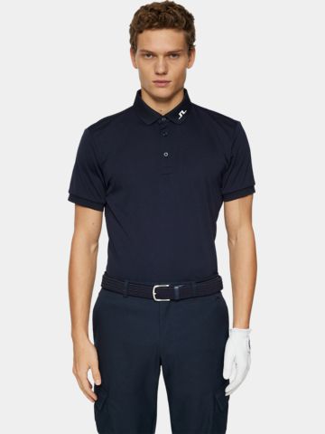 J.Lindeberg KV Reg Fit TX Jersey polo s krátkými rukávy, tmavě modré